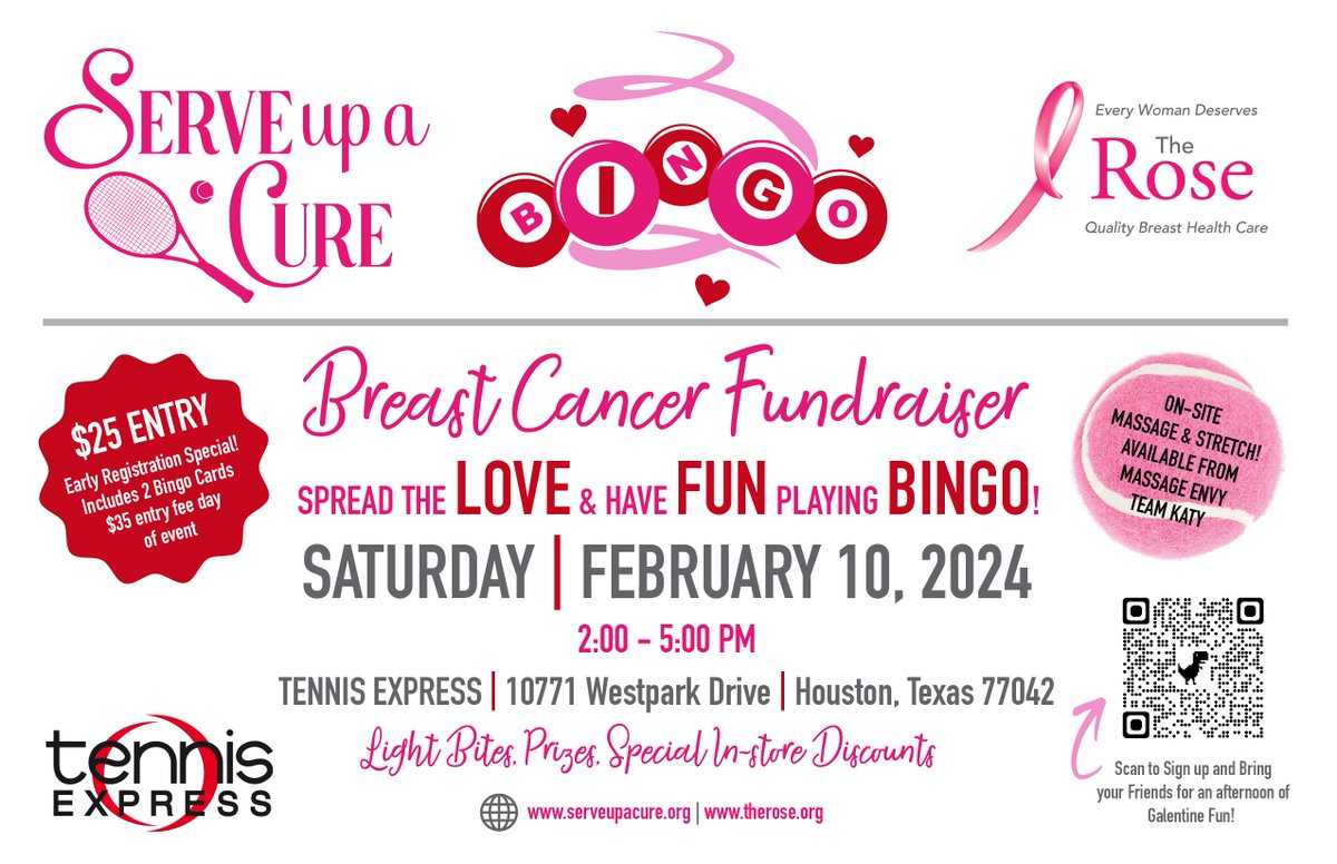 Join the fun Saturday, February 10. Win prizes and benefit Serve Up a Cure!