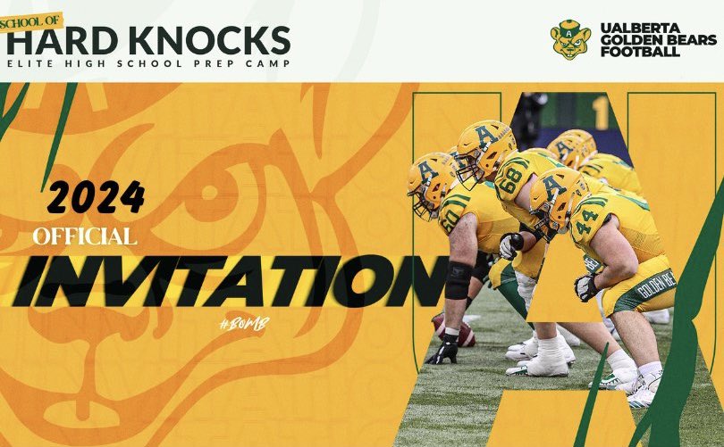 Thank you @UACoachMorris and the <a href="/UABearsFootball/">University of Alberta Football</a> for the Elite Camp invite! Grateful for the opportunity