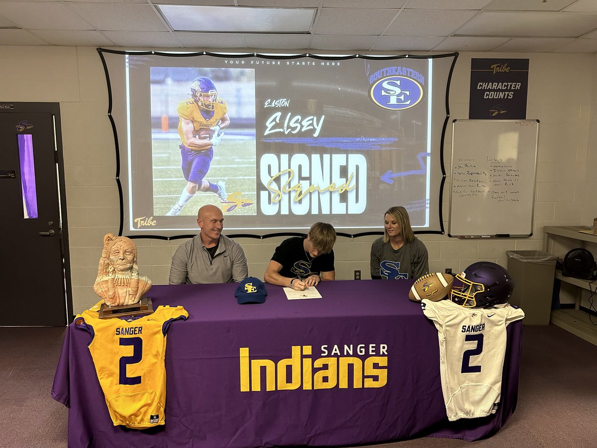 Congrats to <a href="/EastonElsey/">Easton Elsey</a> for signing with <a href="/SavageStormFB/">Savage Storm Football</a> 

This is only the beginning for this kid!! 
#TRIBE