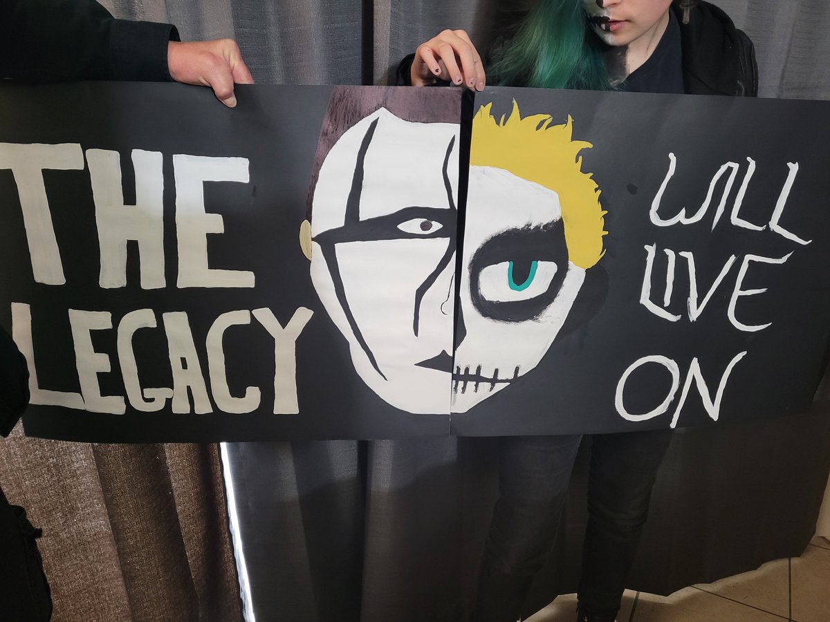 Posters my daughter &amp; husband made for Phienix AEW show! <a href="/DarbyAllin/">DARBY ALLIN</a> <a href="/TonyKhan/">Tony Khan</a> Section 101. #aew #AEWDynamite #AEWCollision