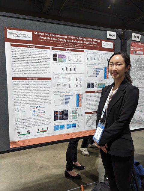USC Stem Cell (@uscstemcell) on Twitter photo We're so proud that <a href="/USCStemCell/">USC Stem Cell</a> trainees (Zheyu Pan & Darian Gamble from the Lozito Lab, Shuwan Liu from <a href="/MarianiLabUSC/">Mariani Lab USC</a>, & Youngjoo Lee & Dr. Arijita Sarkar from <a href="/EvseenkoLab/">Evseenko Lab</a>) were chosen for poster/podium presentations at the 2024 <a href="/ORSsociety/">Orthopaedic Research Society</a> meeting in Long Beach. Congrats! We're so proud that <a href="/USCStemCell/">USC Stem Cell</a> trainees (Zheyu Pan & Darian Gamble from the Lozito Lab, Shuwan Liu from <a href="/MarianiLabUSC/">Mariani Lab USC</a>, & Youngjoo Lee & Dr. Arijita Sarkar from <a href="/EvseenkoLab/">Evseenko Lab</a>) were chosen for poster/podium presentations at the 2024 <a href="/ORSsociety/">Orthopaedic Research Society</a> meeting in Long Beach. Congrats!