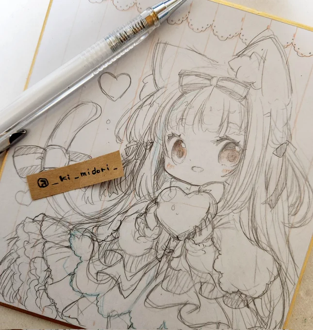 今月もちまちまお絵描き作業やってるので…完成したらまたあげる 