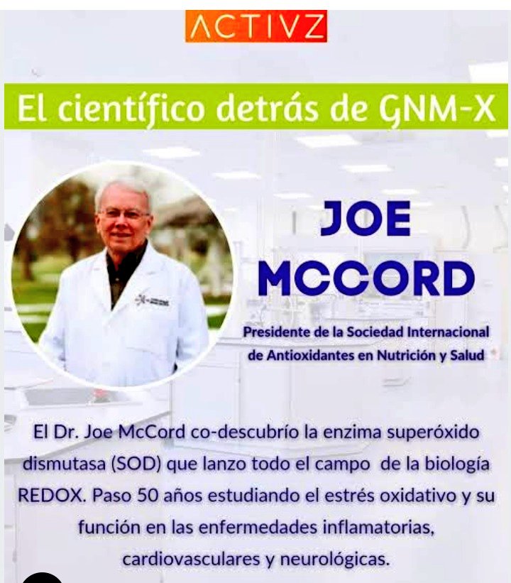 gavinci7's tweet photo. ESTOY DEMASIADO FELIIIIIIIIZ!!!! El testimonio de bienestar que me faltaba saber me llegó! Somos la punta de la lanza en la ciencia de la salud y la prevención. ¡Excelente, Dr. Joe McCord!
#GNMX
#ACTIVZ https://t.co/2aLiB9oNIR