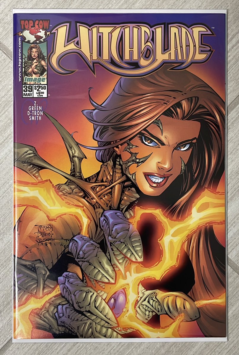 It’s @TopCow classic time people! First up tonight is Witchblade #39! I believe this was @randygreenart1 final issue? #topcow #Witchblade #comics