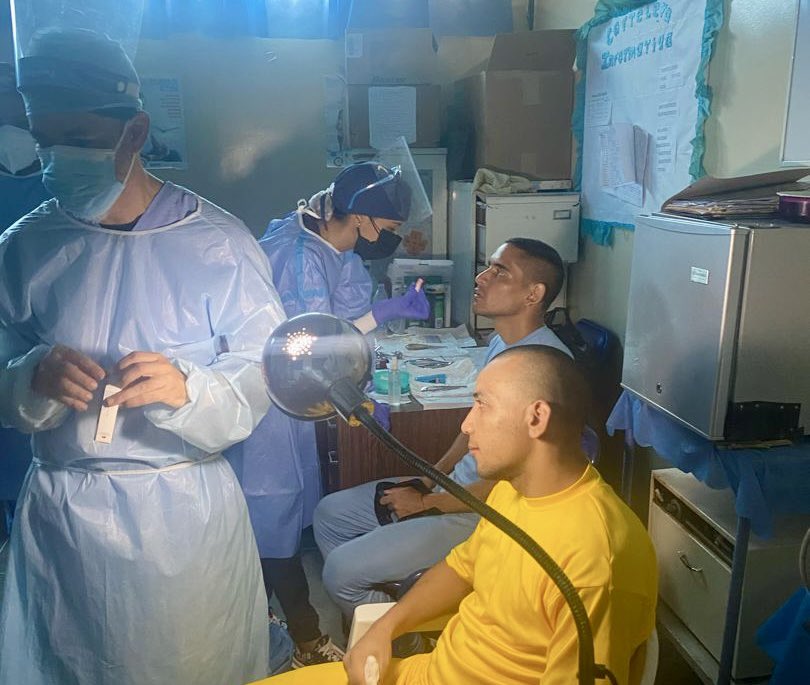 Derecho_paz's tweet photo. Una Gran Jornada de Atención Médica hemos realizado en el Centro de Formación Hombre Nuevo Ezequiel Zamora en beneficio de la toda la población privada de libertad, coordina mente con Corposalud de la entidad aragueña. https://t.co/MUCEOOKckh