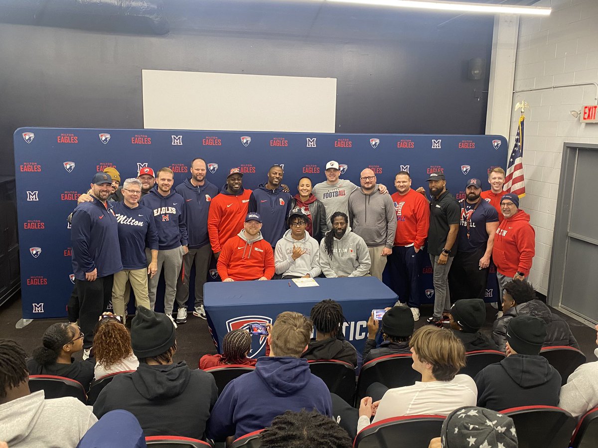 Milton High School Football (@miltoneagles_fb) on Twitter photo 𝒪𝒻𝒻𝒾𝒸𝒾𝒶𝓁𝓁𝓎 ✍️
ᴡᴇ ᴀʀᴇ sᴏ ᴘʀᴏᴜᴅ ᴏғ ᴛʜᴇsᴇ ʏᴏᴜɴɢ ᴍᴇɴ ᴀɴᴅ ᴀʟʟ ᴛʜᴇʏ ʜᴀᴠᴇ ᴀᴄᴄᴏᴍᴘʟɪsʜᴇᴅ ᴏɴ & ᴏғғ ᴛʜᴇ ғɪᴇʟᴅ‼️ ʀᴇᴍᴇᴍʙᴇʀ ᴏɴᴄᴇ ᴀɴ ᴇᴀɢʟᴇ 🦅 ᴀʟᴡᴀʏs ᴀɴ ᴇᴀɢʟᴇ 🦅‼️ ʙɪɢ ᴄᴏɴɢʀᴀᴛᴜʟᴀᴛɪᴏɴs ᴛᴏ <a href="/bigsgbron/">Debron Gatling🥋</a>, <a href="/jacorey___18/">pickle stewart</a>, 𝒪𝒻𝒻𝒾𝒸𝒾𝒶𝓁𝓁𝓎 ✍️
ᴡᴇ ᴀʀᴇ sᴏ ᴘʀᴏᴜᴅ ᴏғ ᴛʜᴇsᴇ ʏᴏᴜɴɢ ᴍᴇɴ ᴀɴᴅ ᴀʟʟ ᴛʜᴇʏ ʜᴀᴠᴇ ᴀᴄᴄᴏᴍᴘʟɪsʜᴇᴅ ᴏɴ & ᴏғғ ᴛʜᴇ ғɪᴇʟᴅ‼️ ʀᴇᴍᴇᴍʙᴇʀ ᴏɴᴄᴇ ᴀɴ ᴇᴀɢʟᴇ 🦅 ᴀʟᴡᴀʏs ᴀɴ ᴇᴀɢʟᴇ 🦅‼️ ʙɪɢ ᴄᴏɴɢʀᴀᴛᴜʟᴀᴛɪᴏɴs ᴛᴏ <a href="/bigsgbron/">Debron Gatling🥋</a>, <a href="/jacorey___18/">pickle stewart</a>,