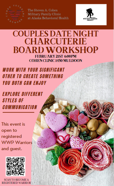 Join @wwp and members of our team on 2/21 for a couples charcuterie board workshop. As a couple, you will create a meat and cheese board while exploring different communications styles. Email Brandi at bsalvatore@akbh.org for more information and to hold your spot for the event.