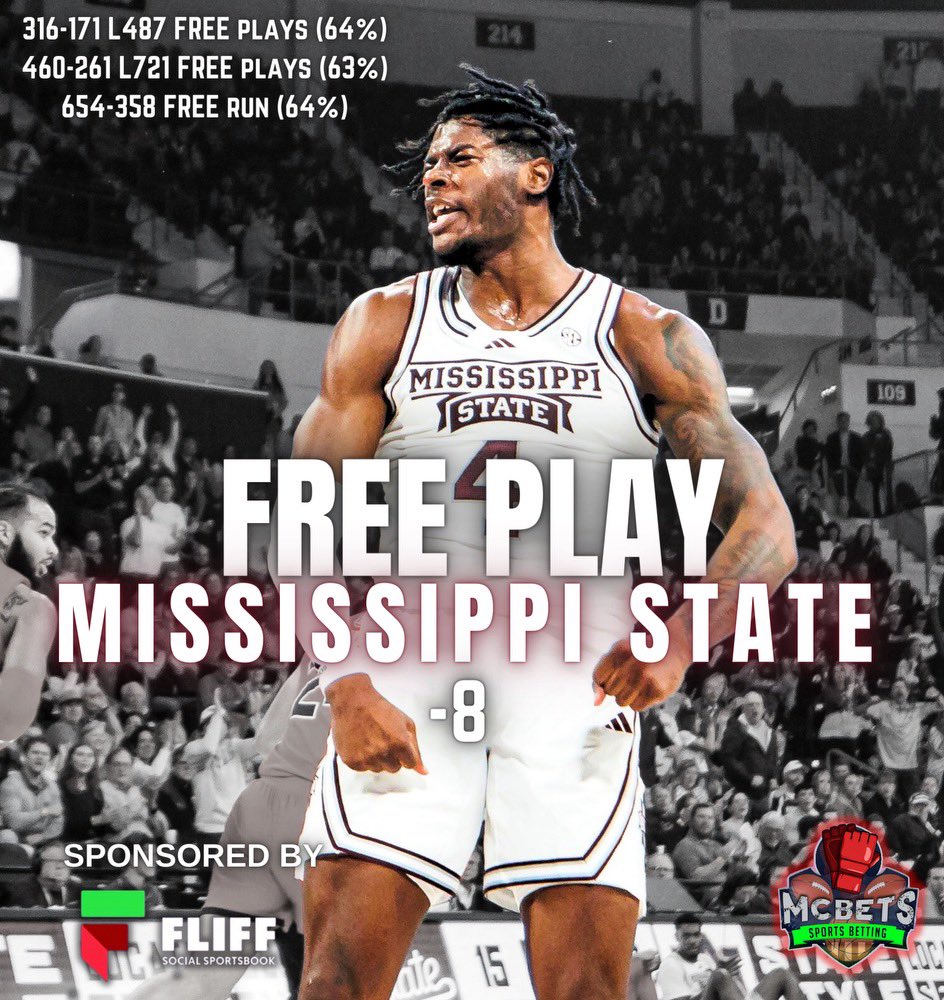 McBetss's tweet image. FREE NCAAB🏀🏀🏀

🚨$20 to someone who LIKES/RTs🚨

316-171 L487 FREE plays (64%)
460-261 L721 FREE plays (63%)
654-358 FREE run (64%)

Powered by @fliff 

Promo Code: BLITZ

➡️ get.fliffapp.com/QlC3/ay9iozl4 ⬅️

#GamblingX