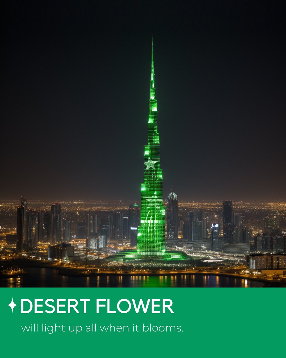 What does Burj Khalifa mean in Dubai?
#greenpower 
#burjkhalifa
#greenarts 
#SpiderLily
