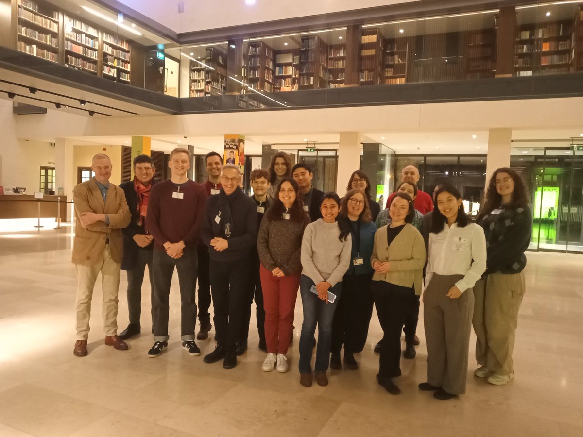 ertegunhouse's tweet photo. A small group of Ertegun Scholars went on the much-anticipated annual tour behind the scenes at the #westonlibrary @bodleianlibs @BodCons with @richove, learning about current projects from conservation experts and being introduced to some of the treasures in the collections https://t.co/5kVoxBzZhq