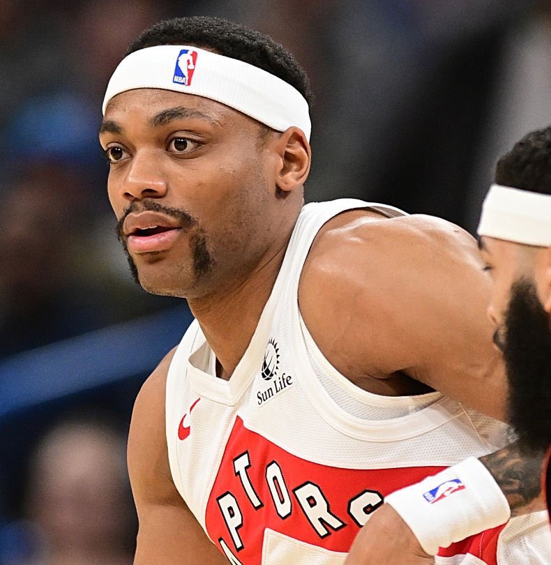 TheDunkCentral's tweet photo. Trade package being discussed: 

Utah Jazz receive: 
Bruce Brown 

Toronto Raptors receive: 
Kelly Olynyk 
Ochai Agbaji

“What draft capital could be part of that conversation remains to be seen, but Toronto has been consistent with its messaging to rival teams that it is looking for a first-round pick for Brown, sources said.” 

(Via https://t.co/GQrcxNMBQG)