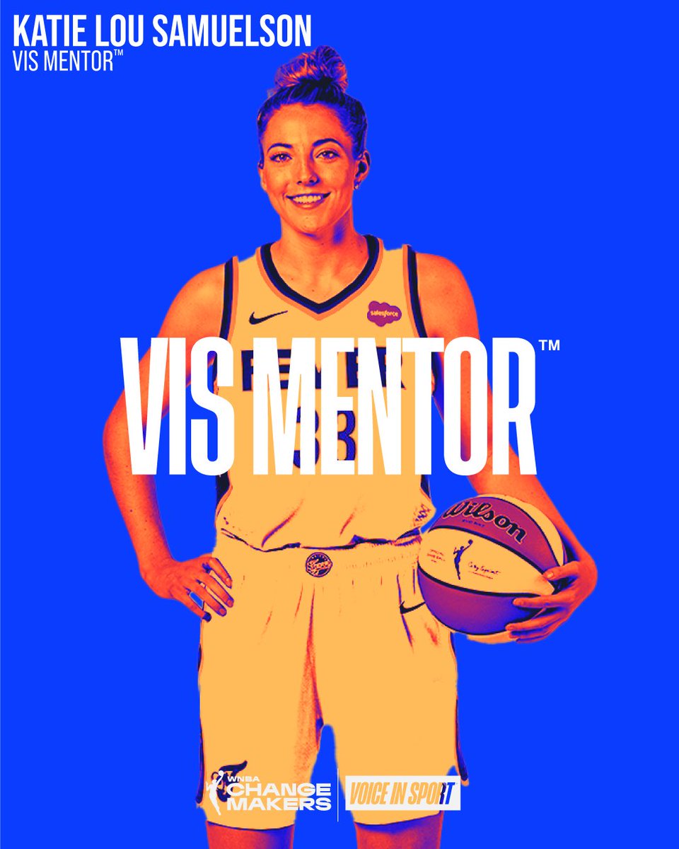 NEW VIS Mentor @33katielou‼️ Head to voiceinsport.com/wnba to learn more and sign up for FREE #WNBA #voiceinsport