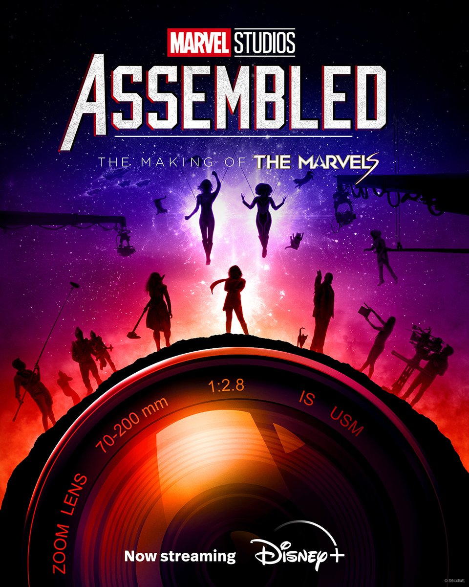 Marvel Studios’ Assembled: The Making of #TheMarvels is now streaming on <a href="/DisneyPlus/">Disney+</a>.