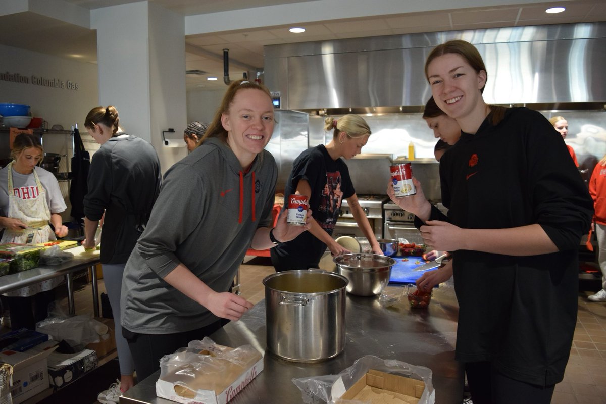 We spent the day at Ronald McDonald House, alongside @cohesionohio, touring the facility and spreading some cheer by preparing and serving lunch. I’m so grateful for the opportunity to support such a wonderful cause! #ALLinOSU #keepingfamiliesclose