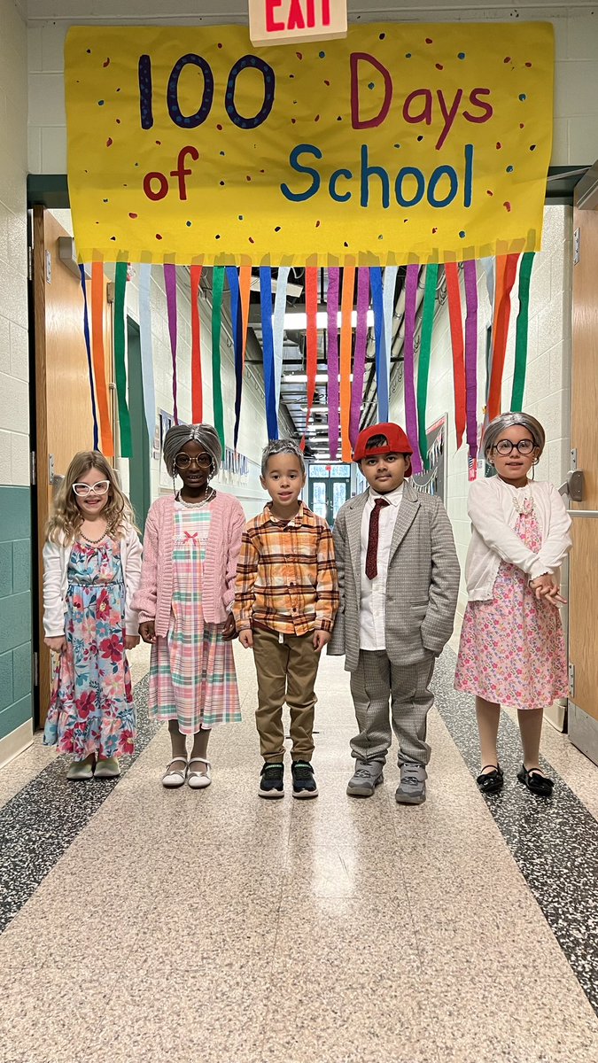 Happy 100th day of school from some of our #CPChampionCheetahs!