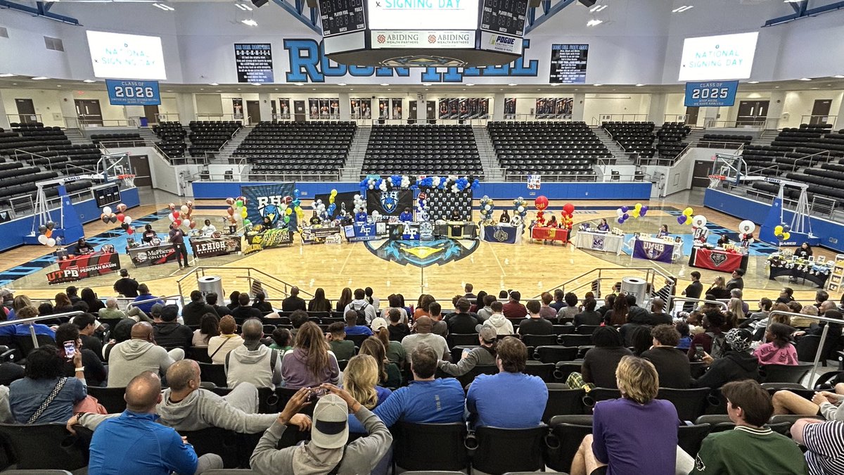 Congratulations to our @RockHillHS athletes for committing to play college sports. Best of luck on your journey. We are all proud of you! 🏈 ⚽️ 🏃‍♀️ 🥎 #LEO #ProsperProud