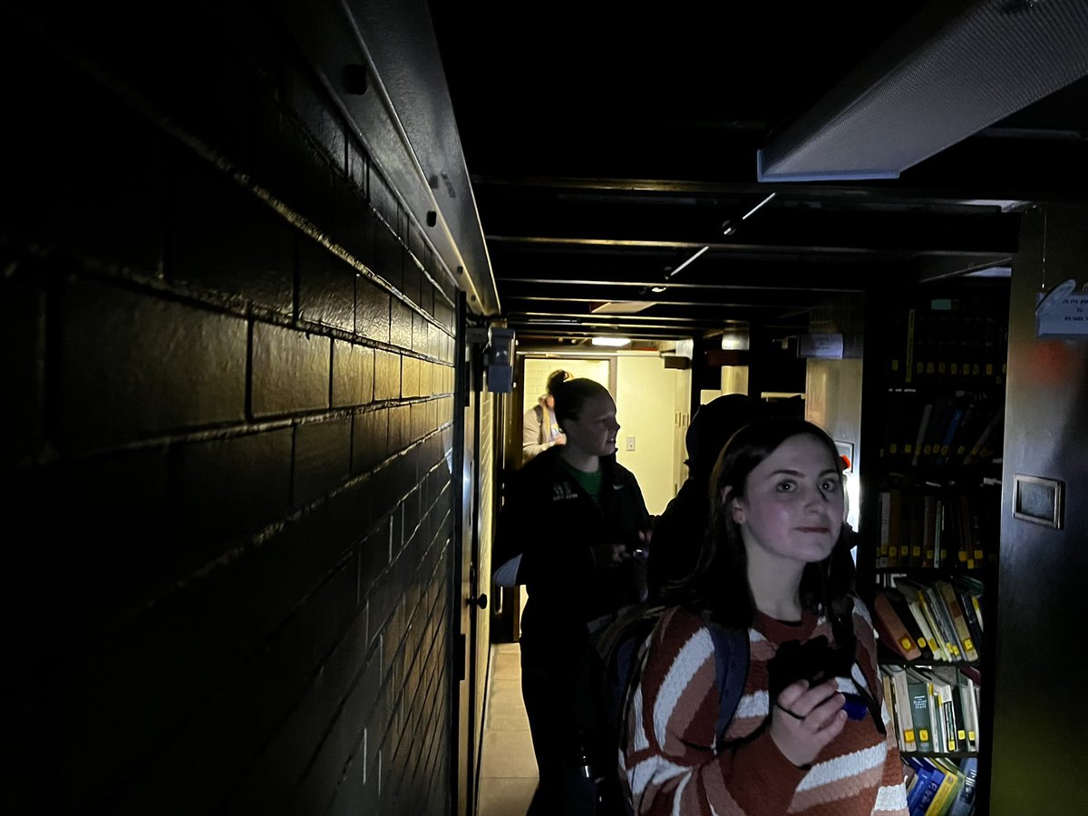 The first ever meeting of the Dead Podcasters Society at Marshall University was a mysterious and spooky affair with after hours access to the Morrow Library to get to our special meeting room! @MU_SpecColl @marshallu @deadpodcasters