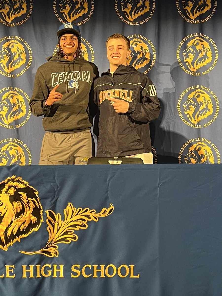 A great time celebrating Jaden’s and Tristano’s commitments today. Thank you for all that you have given to Walkersville and best of luck at Central Connecticut and Bucknell.