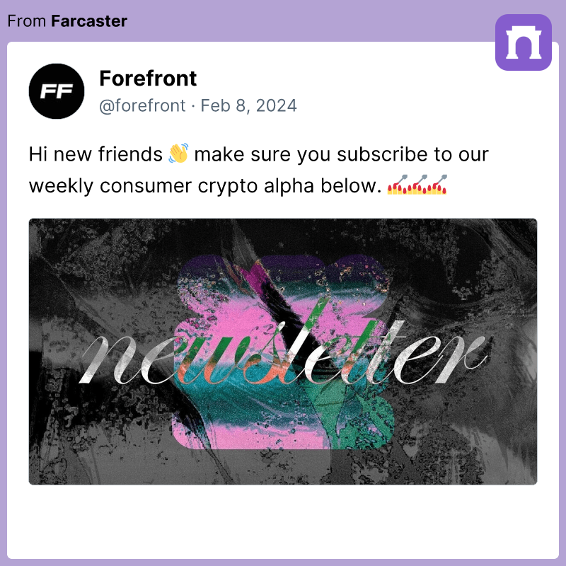 Forefront tweet media