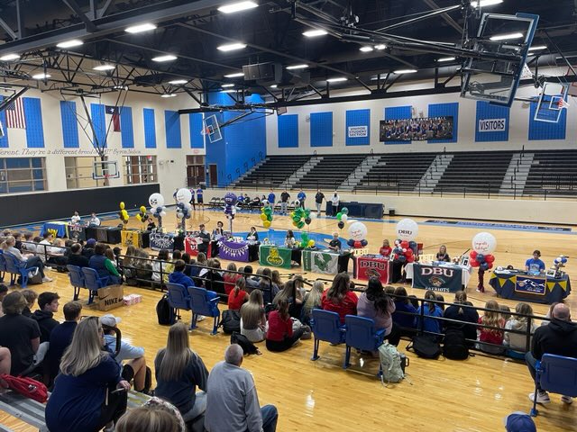 Awesome day for our athletic programs at Byron Nelson! 12 athletes signing to compete at the next level! <a href="/ByronNelsonHigh/">Byron Nelson HS</a> <a href="/NISDAthletics/">NISD Athletics</a> <a href="/NorthwestISD/">Northwest ISD</a> <a href="/BNHS_Softball/">Byron Nelson Softball</a> <a href="/baseballbyron/">Byron Nelson Baseball</a> @BNHSFOOTBALL09 <a href="/bncheer/">Byron Nelson Cheer</a> <a href="/Bobcatsoccer2/">@Bobcatsoccer</a>