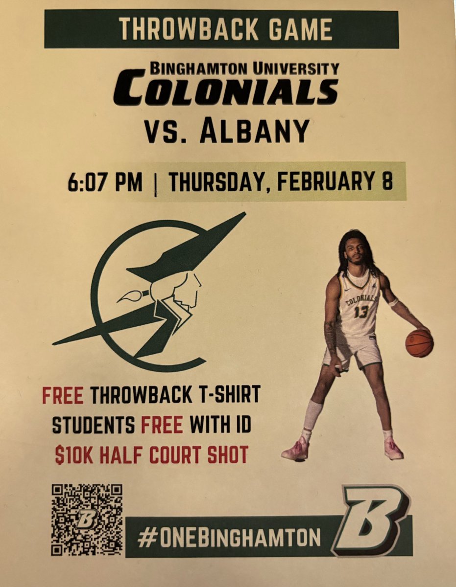 Tf is a bearcat? Show out tomorrow night 🙌 <a href="/BinghamtonMBB/">Binghamton MBB</a>