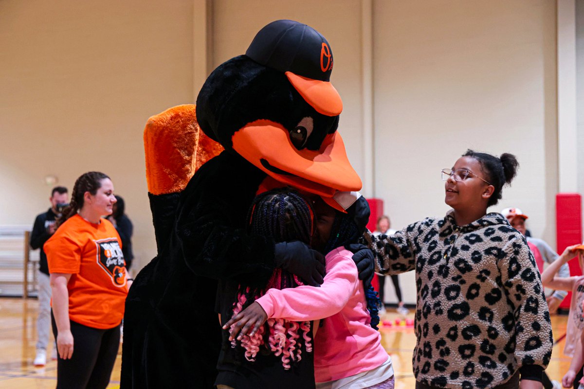 To celebrate National Girls and Women in Sports Day, we teamed up with @GirlsInc_WC to host a clinic where young women participated in baseball drills.

They also had a special visit from Orioles Alumni Dave Johnson, his wife Tera Johnson, and The Oriole Bird!