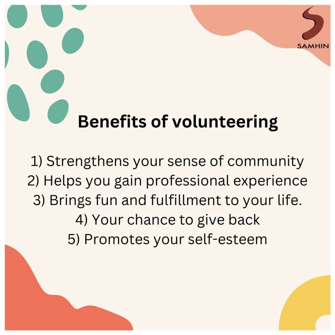 Keen on #volunteering for us? #SAMHIN offers wide range of exciting opportunities for #volunteers. If you are as passionate about #mentalhealth as we are, join us! The minimum age to volunteer is 18 years

samhin.org/volunteer-appl…

 #southasian #southasianmentalhealth