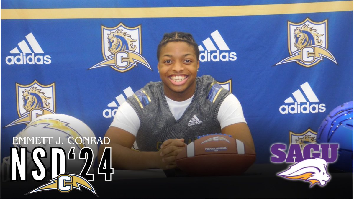 Josh Ragsdale (@joshragsdale) on Twitter photo NSD 24
Emmett J. Conrad HS
Dallas, TX
Joseph Anthony
Southwestern Assemblies of God
#NSD24
<a href="/SBarrios_DISD/">Dr. Sandra Barrios-Rojas, Executive Director</a> <a href="/VivFairley/">Vivian Chandler Fairley</a> <a href="/ConradSchools/">Conrad Nation - DISD</a> <a href="/dallasathletics/">Dallas ISD Athletics</a> <a href="/ConradCharger/">Emmett J. Conrad HS Athletics</a> <a href="/emmettjconradhs/">Emmett J. Conrad HS</a> <a href="/ConradChargerFB/">Conrad Charger Football</a> <a href="/RyanZysk/">Ryan Zysk</a> <a href="/DrBrianLusk/">Brian Lusk</a> <a href="/DallasISDSupt/">Dr. Stephanie S. Elizalde</a> <a href="/dallasschools/">Dallas ISD</a> <a href="/DanforDISD/">Dan Micciche</a> NSD 24
Emmett J. Conrad HS
Dallas, TX
Joseph Anthony
Southwestern Assemblies of God
#NSD24
<a href="/SBarrios_DISD/">Dr. Sandra Barrios-Rojas, Executive Director</a> <a href="/VivFairley/">Vivian Chandler Fairley</a> <a href="/ConradSchools/">Conrad Nation - DISD</a> <a href="/dallasathletics/">Dallas ISD Athletics</a> <a href="/ConradCharger/">Emmett J. Conrad HS Athletics</a> <a href="/emmettjconradhs/">Emmett J. Conrad HS</a> <a href="/ConradChargerFB/">Conrad Charger Football</a> <a href="/RyanZysk/">Ryan Zysk</a> <a href="/DrBrianLusk/">Brian Lusk</a> <a href="/DallasISDSupt/">Dr. Stephanie S. Elizalde</a> <a href="/dallasschools/">Dallas ISD</a> <a href="/DanforDISD/">Dan Micciche</a>