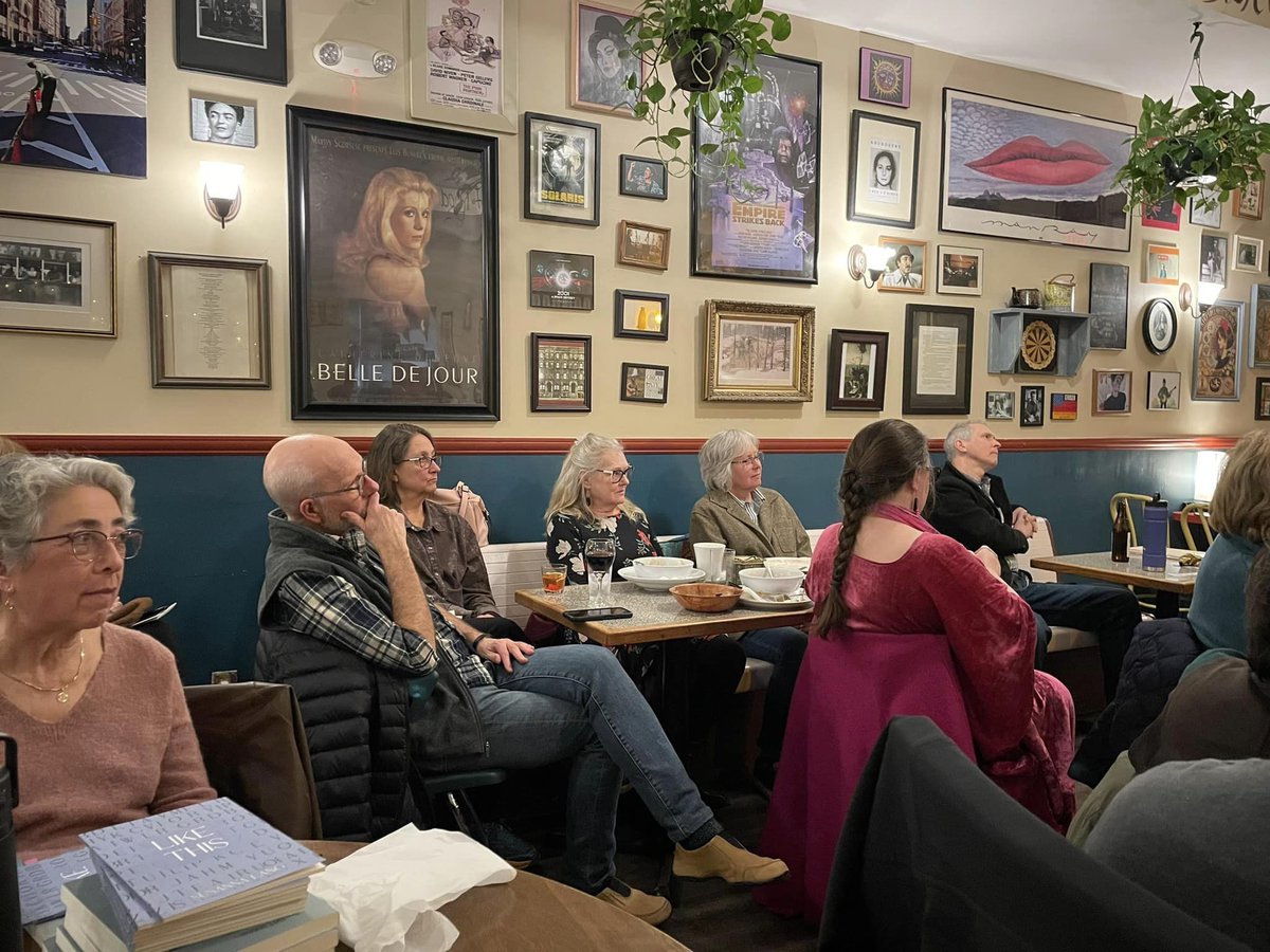 What a wonderful poetry community I found at Sitwell's in Cincinnati! I can't remember ever having such a warm welcome. Thanks to Ellen Austin-Li for the invitation, and to everyone who spoke to me about the poems or bought a book.