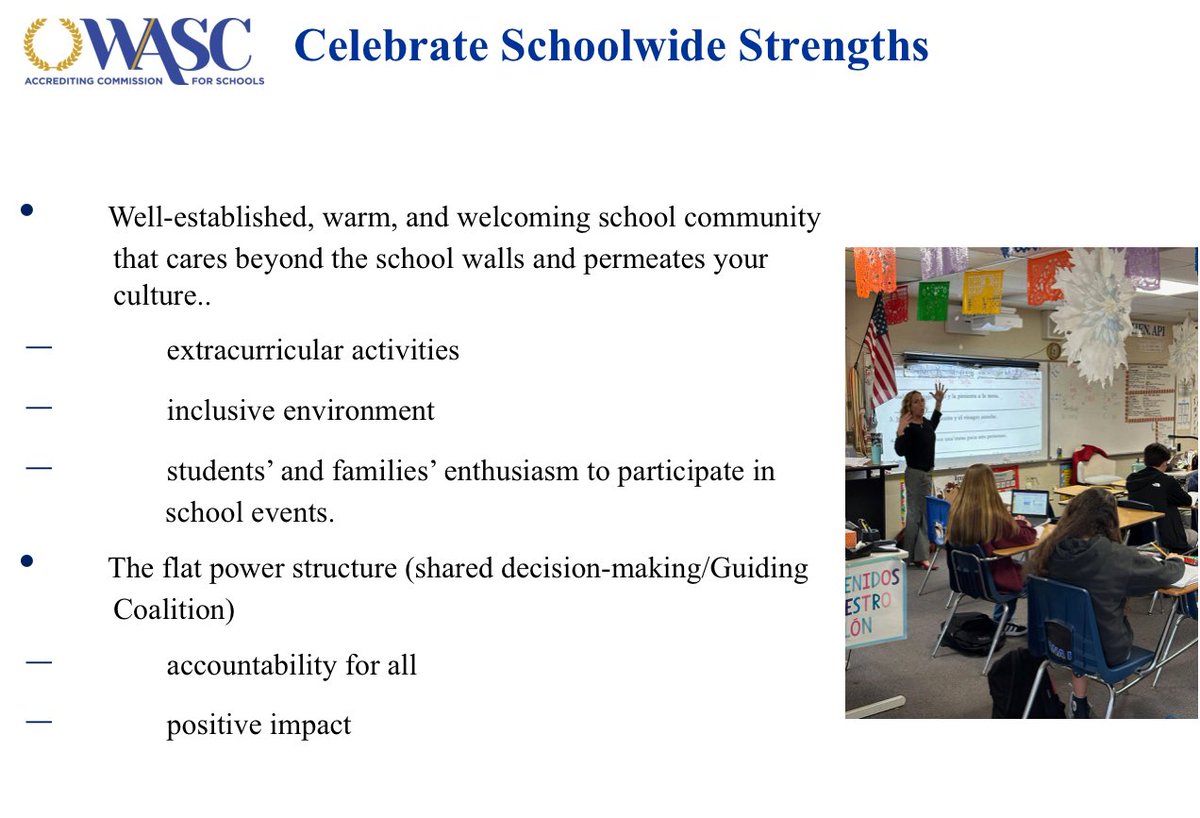 tritonprincipal's tweet photo. Celebrating the end of an amazing four-day WASC(accreditation) visit! 🎉 A huge shout-out to our incredible staff, supportive parents, and dedicated students for making it a success! Together, we’re shaping the future of our school. #connectandinspire @DanaHills @CapoUnified https://t.co/W5dx35w7gG