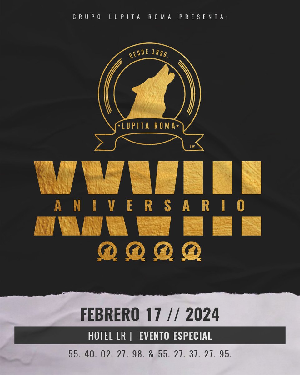 LupitaRomaSw's tweet photo. Ya está disponible la preventa para nuestros festejos del #Aniversario28
Miércoles 14/feb #NocheVIP
Acceso exclusivo a 15 parejas que viviran una noche "Sensitive"
Sábado 17/feb #GranFestejo
Una fiesta para 82 parejas con musica en vivo y DJ especial
Reserva ya📲5540022798 https://t.co/B5ZKnTnrZd