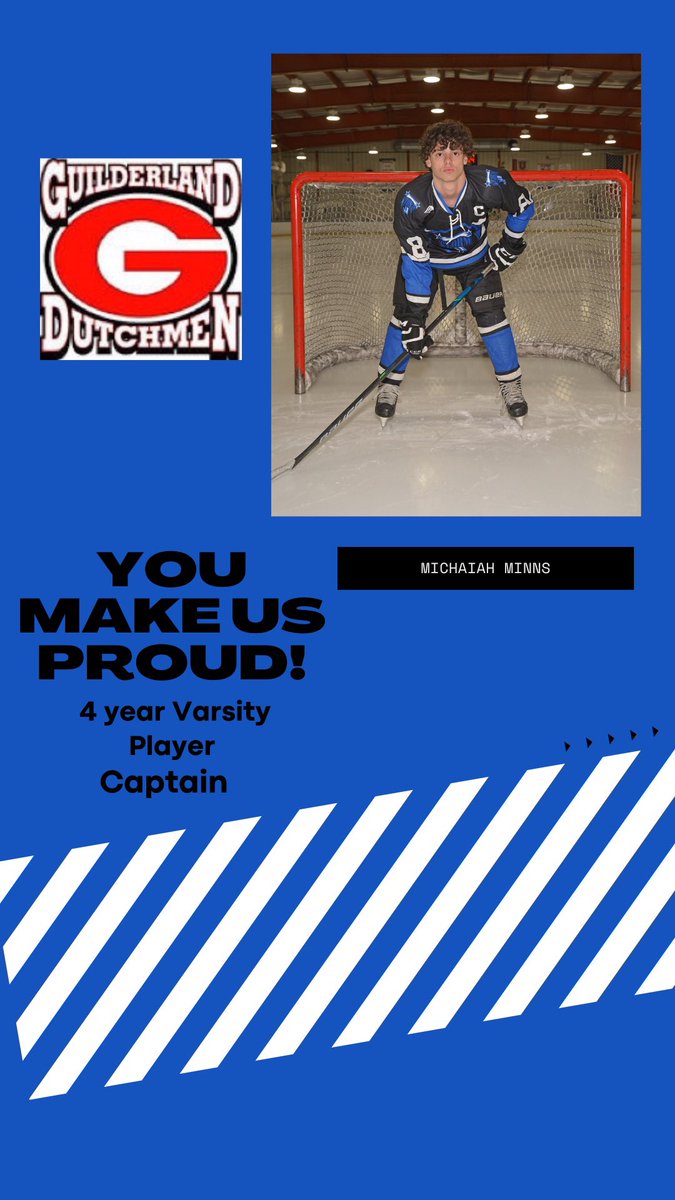 This year, the Storms lone senior is Michaiah Minns. We wish you the best of luck and can’t wait to see all the amazing things you accomplish. 🏒🏒🏒🏒
<a href="/GoDutchAthletix/">GuilderlandAthletics</a> <a href="/GuilderlandCSD/">Guilderland Schools</a> 
<a href="/SchalmontSabres/">Schalmont Sabres</a> 
<a href="/MohonSports/">Mohonasen Athletics</a>