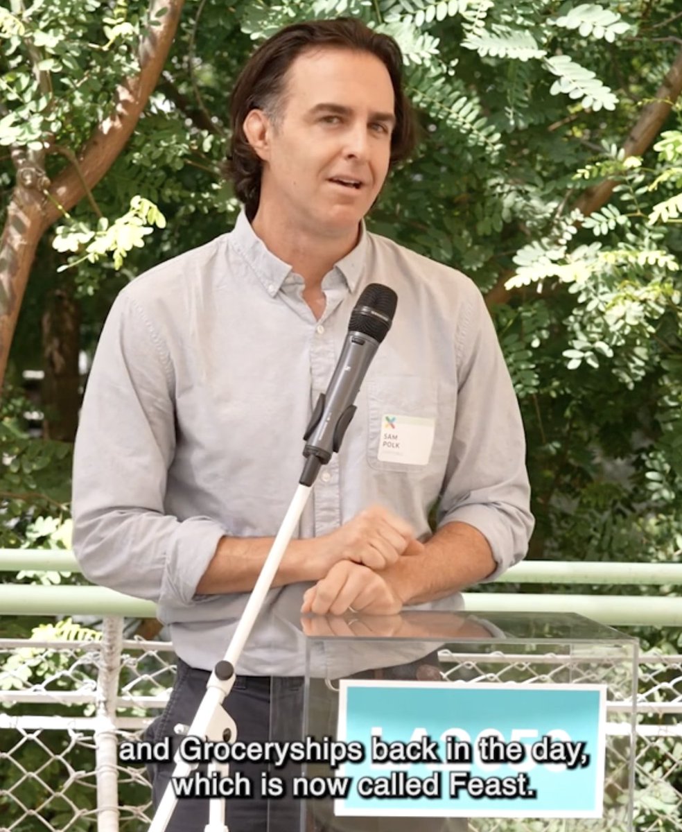 We’re an investor in @foreverytable. Last fall, founder and CEO @sampolk spoke at our @LA2050 initiative’s annual Grantee Showcase. Here’s the short video: l8r.it/jKmf