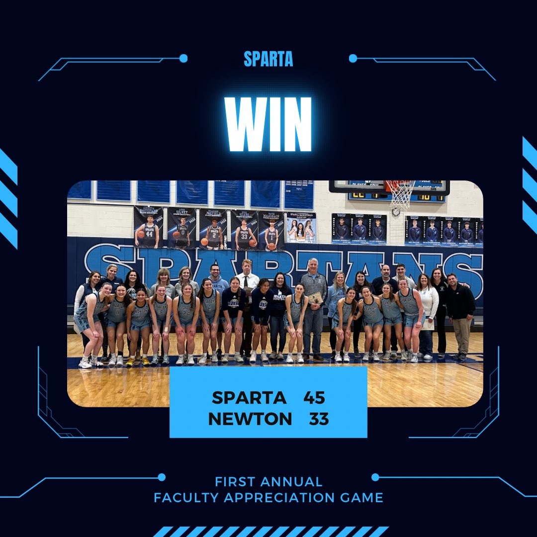 What a night!! Great team win over Newton where every Varsity player played and an awesome time with all of our amazing teachers for the First Annual Faculty Appreciation Game 🏀🩵