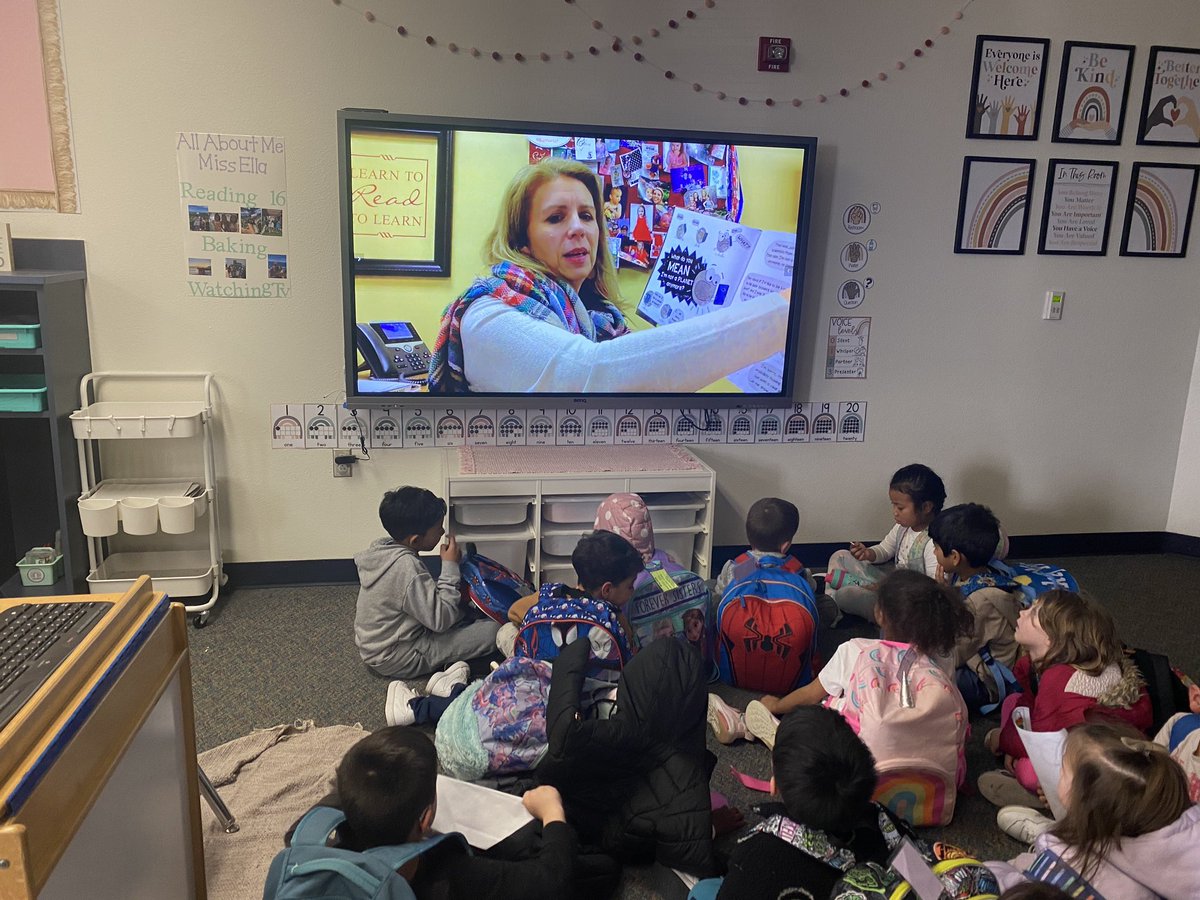 Finished up #WorldReadAloudDay with recorded Read Alouds by our amazing principal, <a href="/inetradn/">Inetra Nelson</a> and LMS, <a href="/amcnallyMRS/">Angie McNally</a>! Mrs. Land’s Class loved see two of our favorite people on the screen! <a href="/MinshewColts1/">MinshewColts1</a> <a href="/mckinneyisd/">McKinney ISD</a> 📚