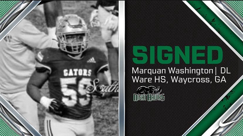 Great signing day today. Thank you Ware county 🐊. NOW it’s time to work!!