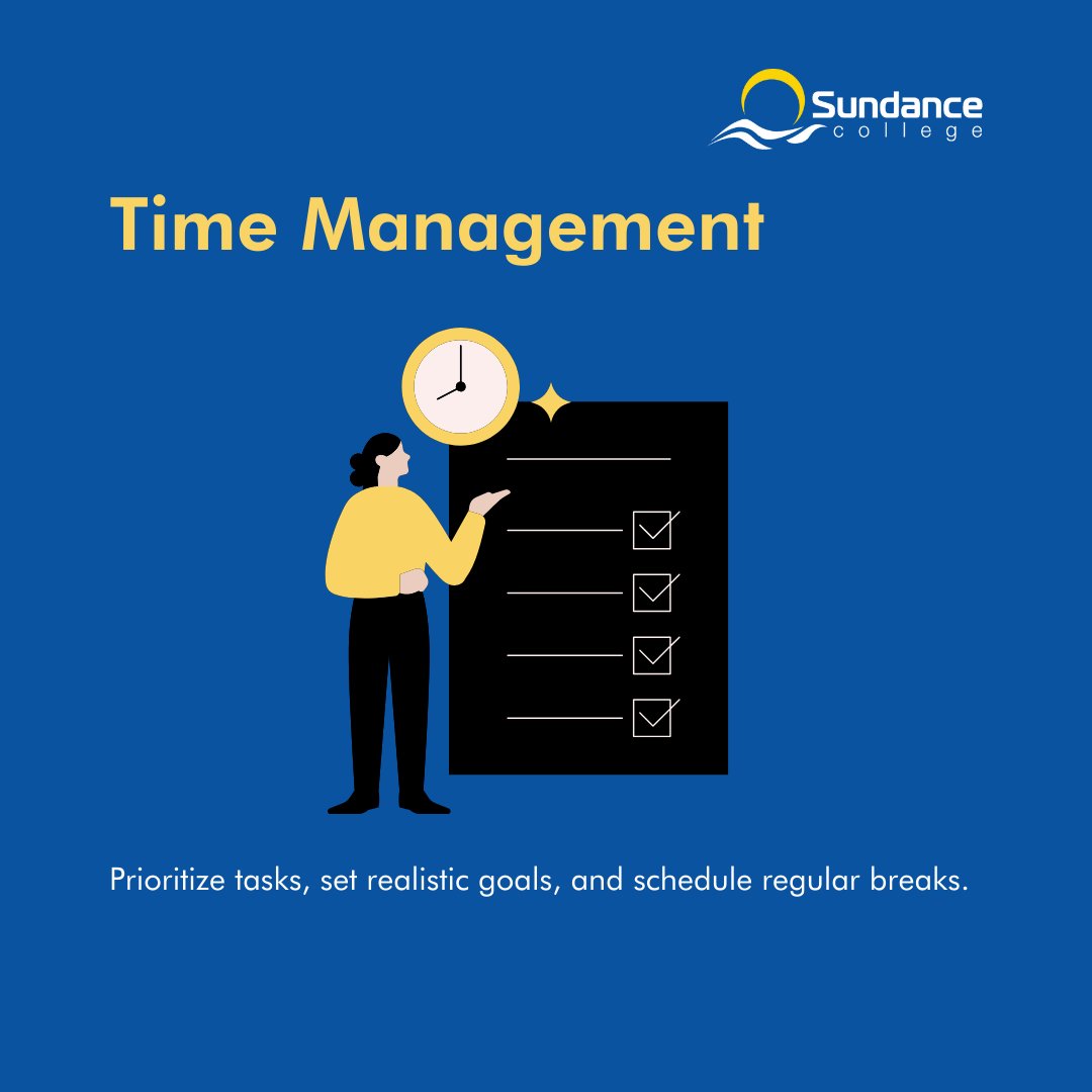 SundanceCollege's tweet image. Trying to find the perfect balance between your studies and your schedule. Here are some simple tricks to help you remain positive and productive.... 

#StudyTipsandTricks #StudyHacks #LifeHacks #MentalHealth #HealthyMindHealthyLife #HealthyMindsets #HealthyMindSetGoals