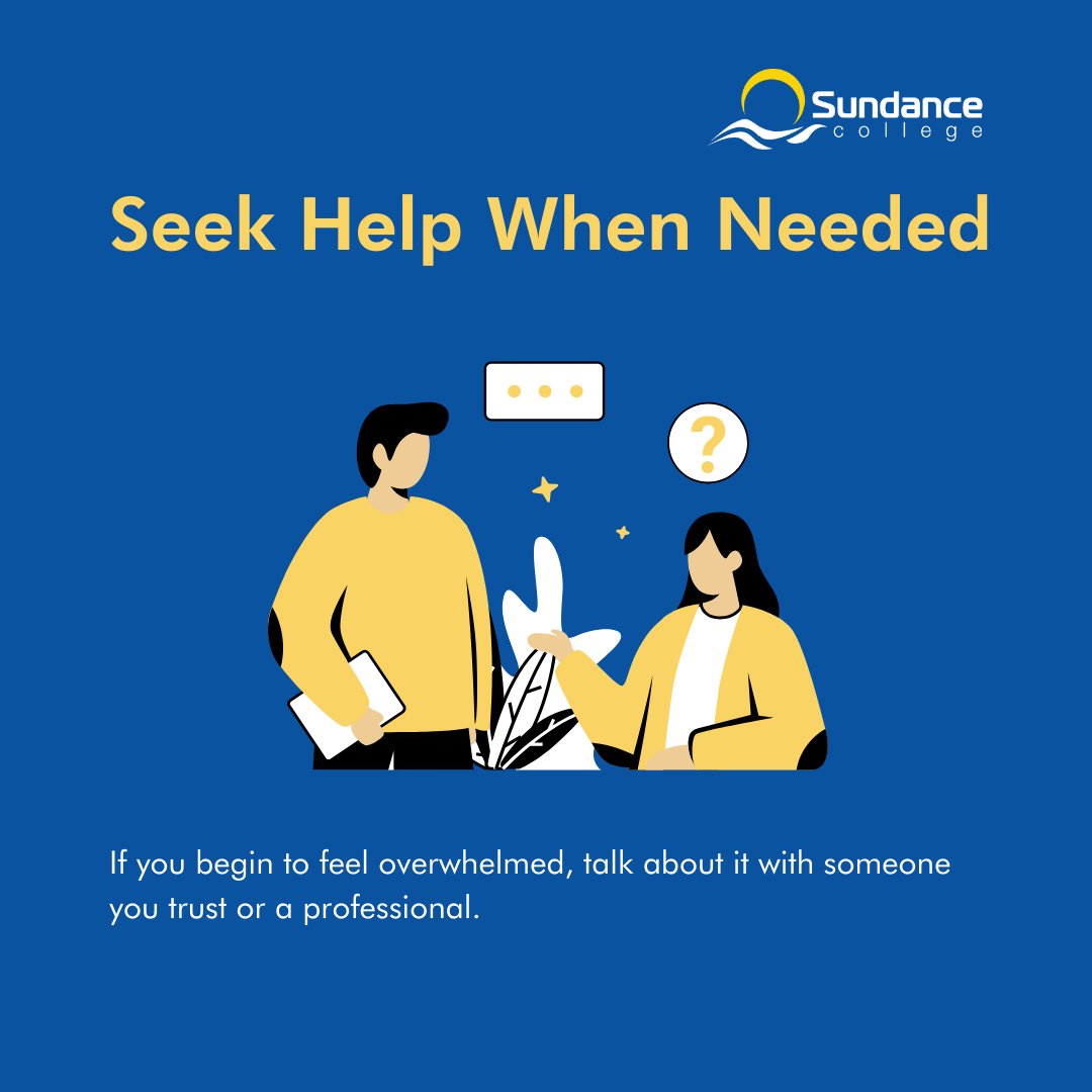 SundanceCollege's tweet image. Trying to find the perfect balance between your studies and your schedule. Here are some simple tricks to help you remain positive and productive.... 

#StudyTipsandTricks #StudyHacks #LifeHacks #MentalHealth #HealthyMindHealthyLife #HealthyMindsets #HealthyMindSetGoals