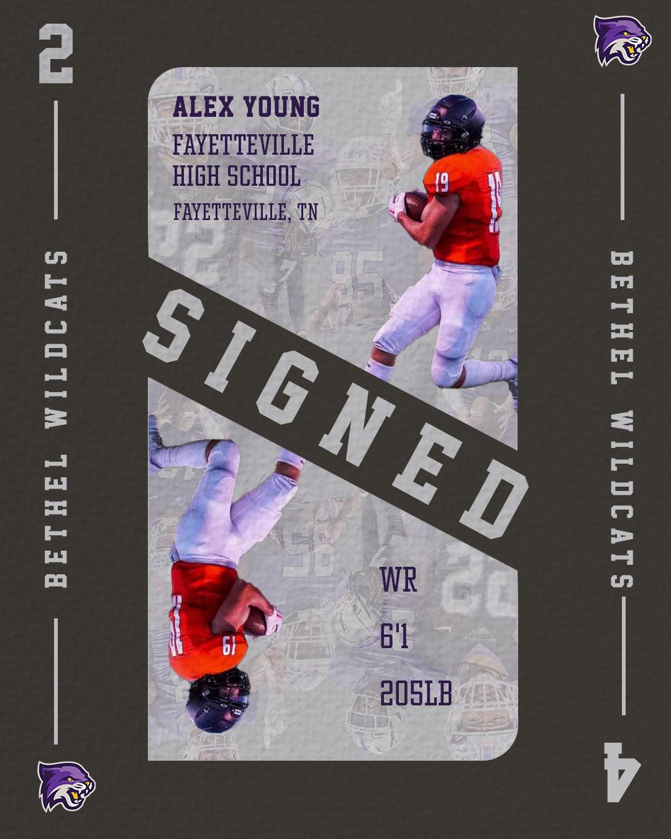 Welcome to the Wildcats! 🔐- Alex Young ( @AlexYoung4414 ) 🏦- Fayetteville High School 📍- Fayetteville, TN 📷- Wide Receiver #OneHeartbeat| #ChasingGreatness| #NSD24