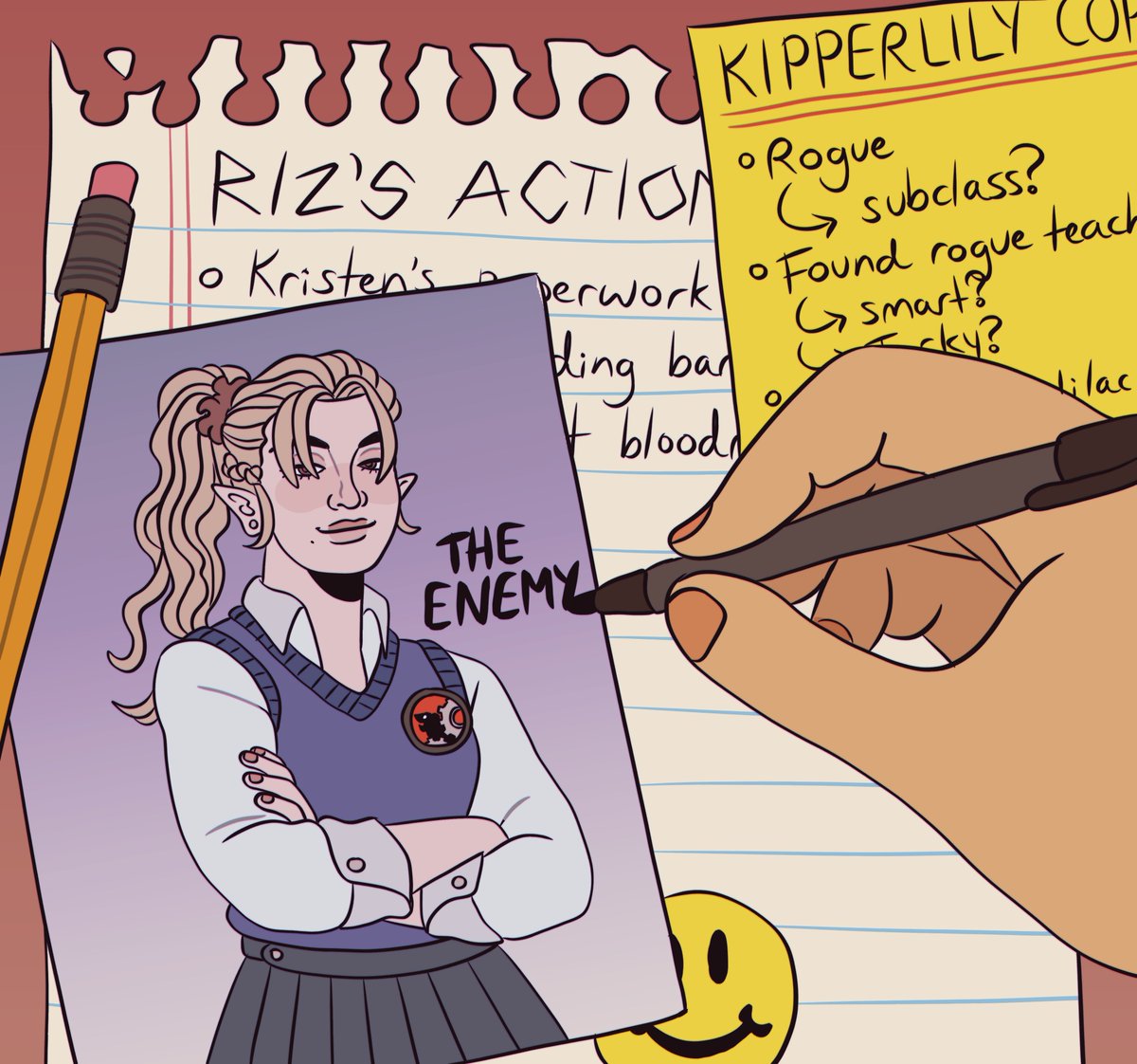 Rabdoidal's tweet photo. for your consideration. rivals to lovers kipperbees #fantasyhigh #dimension20 

🏳️‍🌈 kofi link if you’re feeling generous 🏳️‍🌈 >> https://t.co/mKhKLBckQJ https://t.co/JQi1nJhYY7