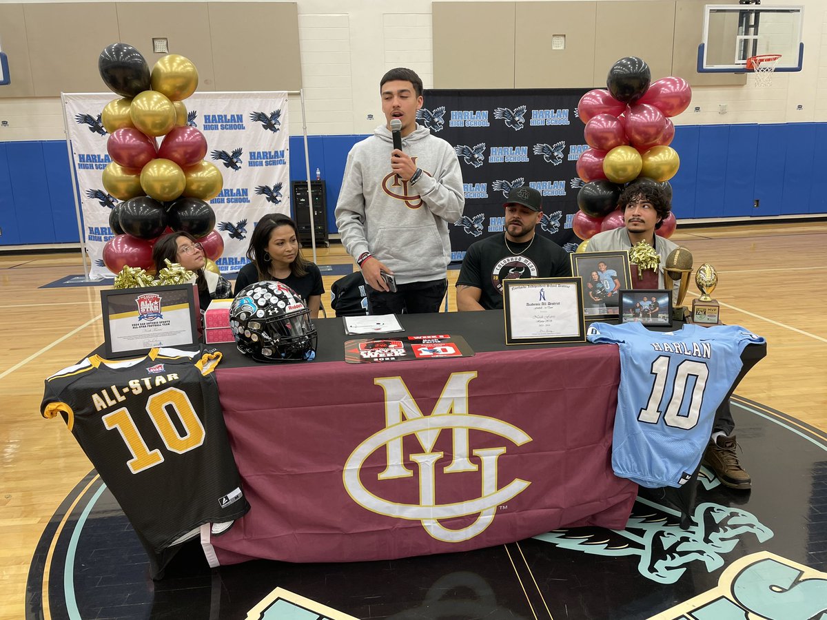 Congrats to all athletes who signed their letter of intent!! <a href="/HarlanHawks_FB/">Harlan Hawk Football</a> <a href="/NISDHarlan/">Harlan High School</a> <a href="/HawksPrideSA/">Hawks Pride Sports Association</a>