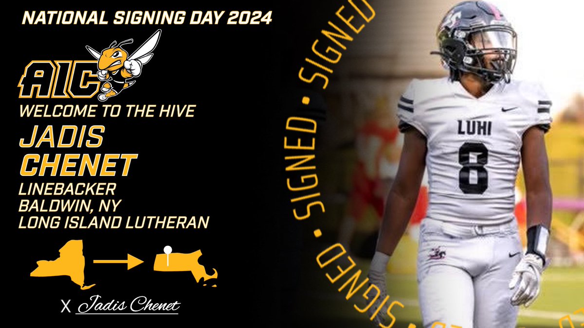 Welcome to State Street! ✍🏼| Jadis Chenet 📱| @JadisChenet 📍| Long Island Lutheran HS (NY) 🚨| Outside Linebacker 📋| 6’3” 210 🎥| bitly.ws/3cFfv #AICommitted | #NSD24 | #OneHiveOneFamily