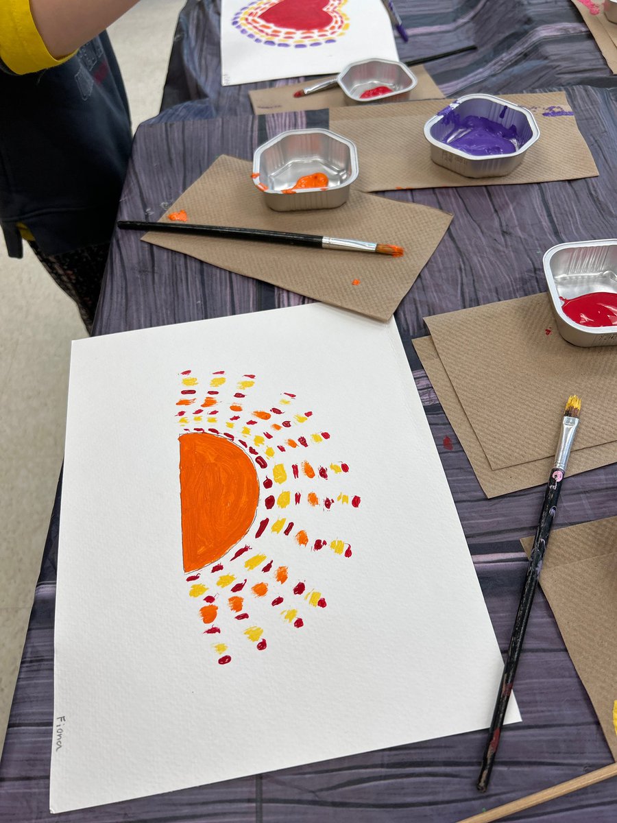 PamleePlee's tweet photo. Exploring #BlackHistoryMonth2024 with Alma Thomas &amp; her vibrant mosaics @GuthriePublic @SCDSB_Schools @SCDSB_arts https://t.co/HMI7kHEOgJ