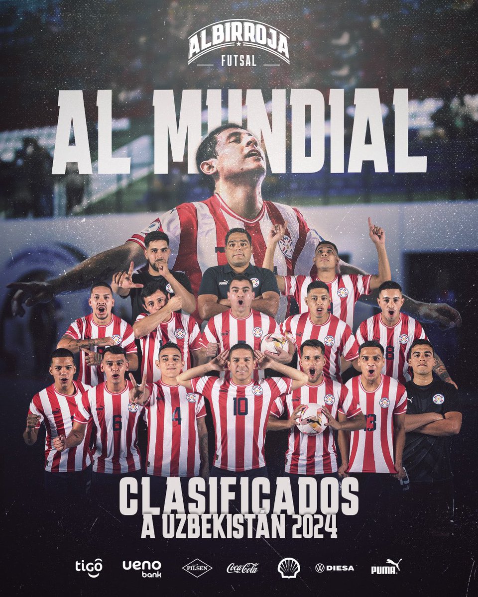 AL MUNDIAL

La Selección Paraguaya de <a href="/FutsalAPF/">FutsalAPF</a> se anotó para el mundial  en UZBEKISTAN 2024  tras vencer a Colombia por 4 a 0. Victoria que también lo lleva a la Semifinal de la Copa América. 

#SerDePrimera