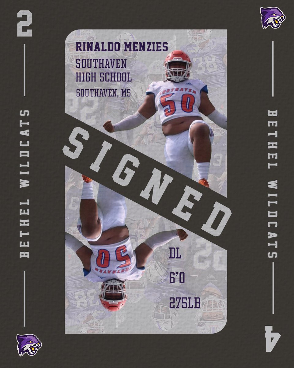 Welcome to the Wildcats! 🔐- Rinaldo Menzies ( @rinaldomenzies1 ) 🏦- Southaven High School 📍- Southaven, MS 📷- Defensive Line #OneHeartbeat| #ChasingGreatness| #NSD24