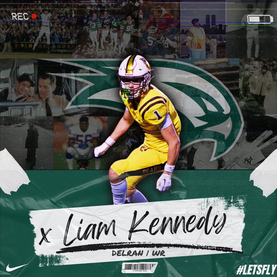 DELRANFOOTBALL's tweet photo. Congratulations to @15LiamKennedy on his commitment to play D1 football at Wagner University @Wagner_Football ‼️
We wish you the best of luck at the next level🐻
#BEARFOREVER
#ANOTHERONE https://t.co/TAJPmbm6Cl