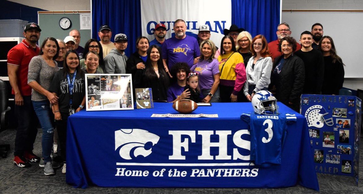 A huge shout out to all my family that has always showed me love and support throughout my sports journey. And the biggest shout out to my nana and papa for always being their for me through everything. I am truly blessed to be able to sign to Hardin Simmons !! HOOYAH!!