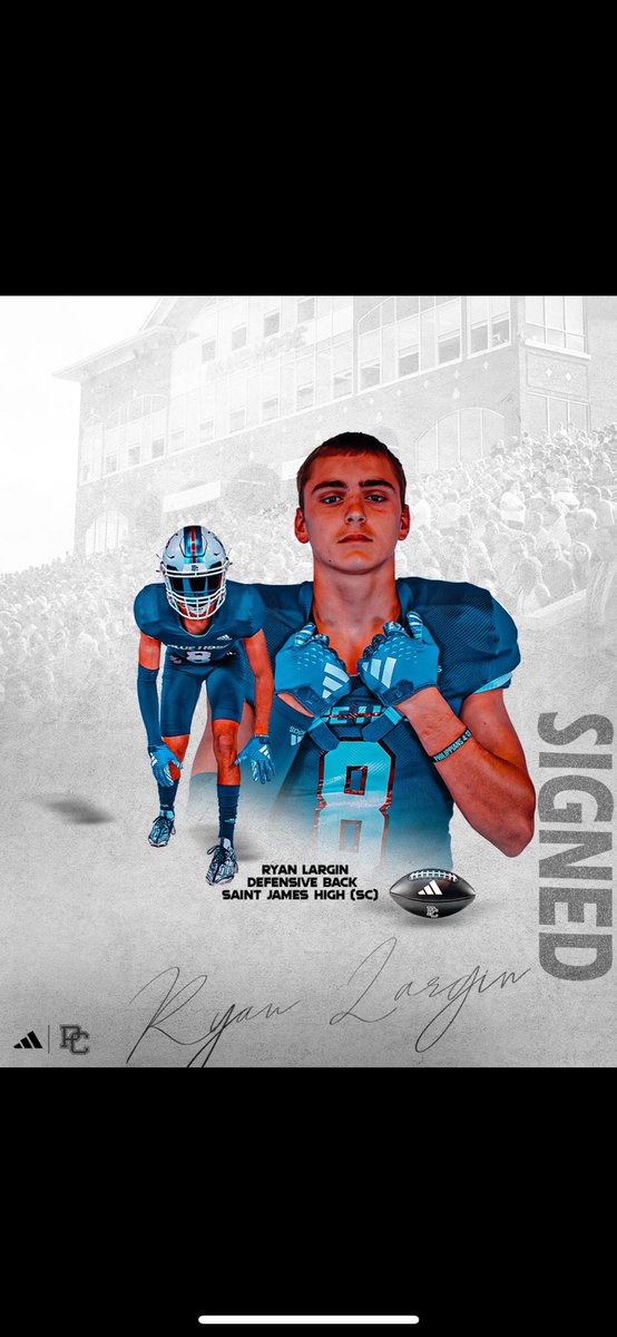 Ryan Largin (@ryanlargin17) on Twitter photo Extremely blessed to announce that I will be furthering my academic and athletic career @BlueHoseFtball TIME TO WORK‼️
<a href="/CoachLSmitty/">Liam Smith</a> <a href="/Coach_Englehart/">Steve Englehart</a>
<a href="/BlueHoseSports/">PC Athletics</a> <a href="/Coach_TNorwood/">Coach Norwood</a> <a href="/2Liggett2Quit_/">COACH LIGGETT</a> <a href="/St_James_Sharks/">St James Sharks Athletics</a> <a href="/CoachMMoody/">Marcus Moody</a> <a href="/ButlerESA/">Terrance Butler</a> #AGTG🙏🏼🙏🏼 Extremely blessed to announce that I will be furthering my academic and athletic career @BlueHoseFtball TIME TO WORK‼️
<a href="/CoachLSmitty/">Liam Smith</a> <a href="/Coach_Englehart/">Steve Englehart</a>
<a href="/BlueHoseSports/">PC Athletics</a> <a href="/Coach_TNorwood/">Coach Norwood</a> <a href="/2Liggett2Quit_/">COACH LIGGETT</a> <a href="/St_James_Sharks/">St James Sharks Athletics</a> <a href="/CoachMMoody/">Marcus Moody</a> <a href="/ButlerESA/">Terrance Butler</a> #AGTG🙏🏼🙏🏼