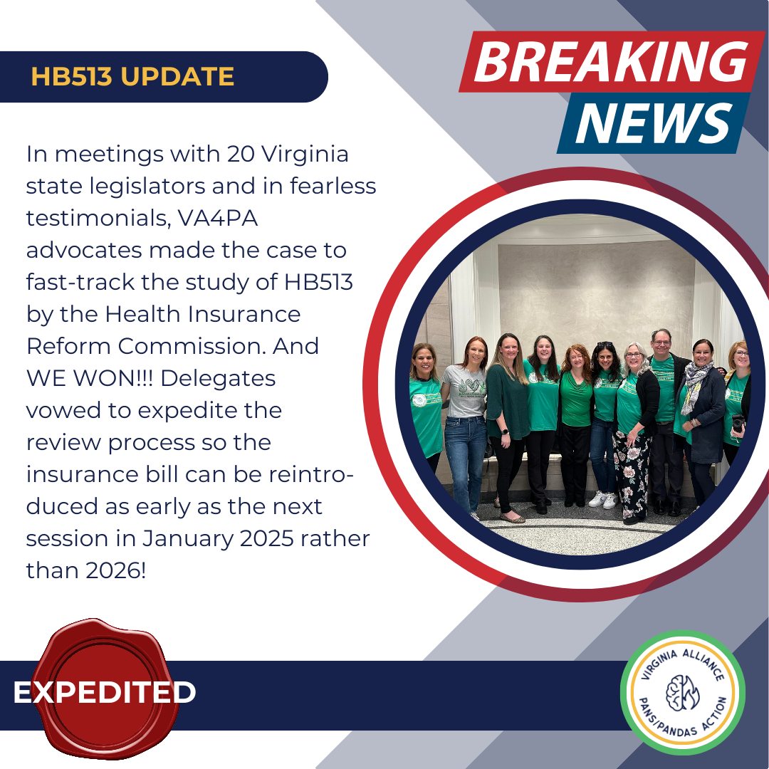 Virginia Alliance for PANS/PANDAS Action tweet media