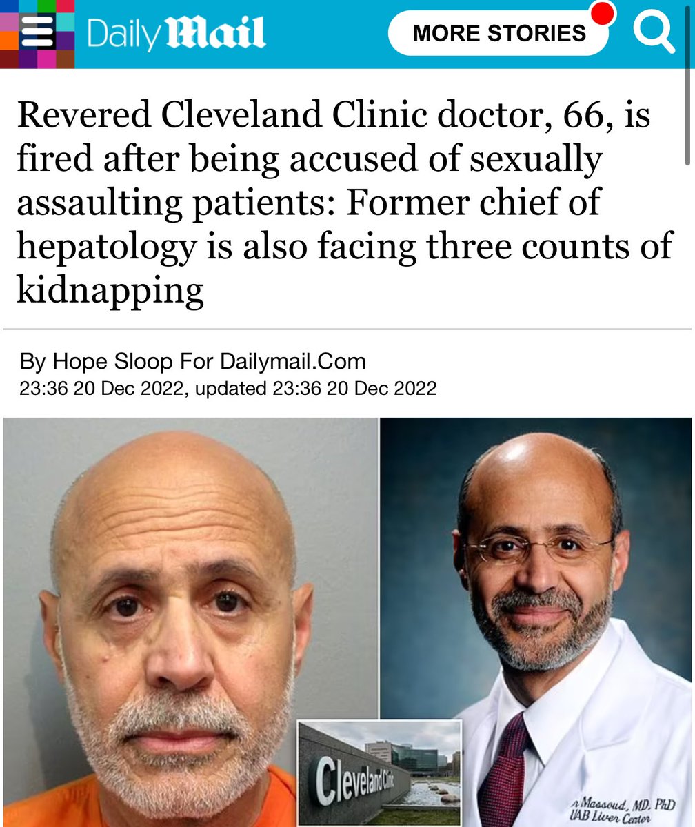 AMK_PhD's tweet photo. 🚨After I started exposing the @ClevelandClinic & @cwru @UHhospitals in #Cleveland Ohio for child and organ trafficking, and one of their department chairs got arrested for kidnapping, and that their CEO allegedly raped a gender-confused minor, I was blocked! 

https://t.co/K5r0v7RBbi